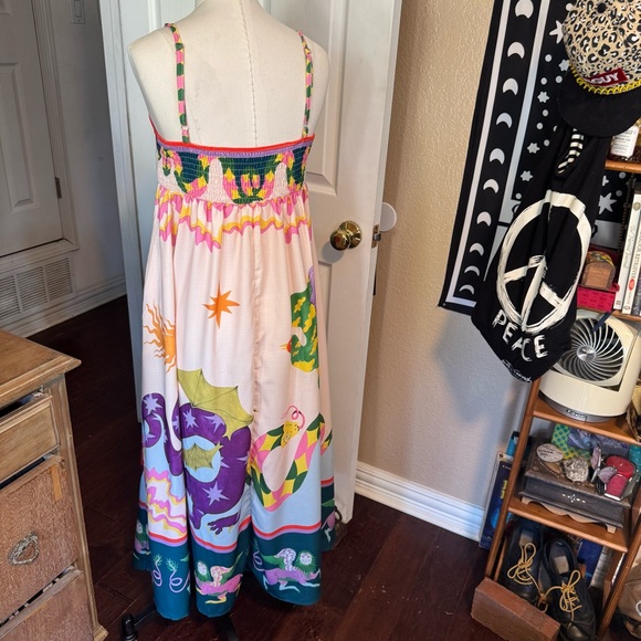 Colorful Maxi Dress with Abstract Print - Picture 9 of 9